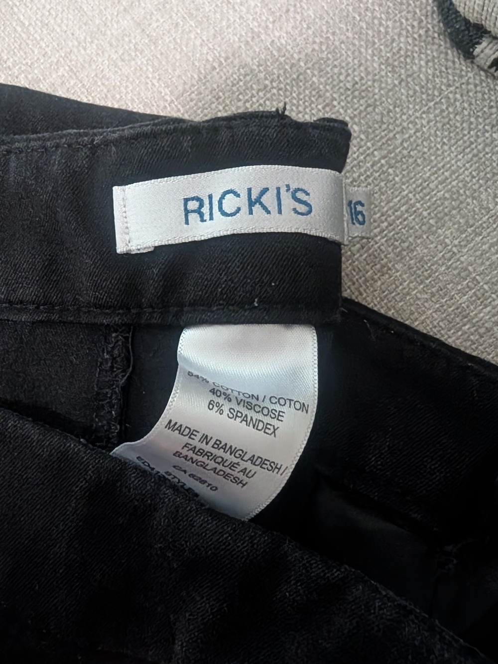 Ricki's Men's Black Skinny Jeans